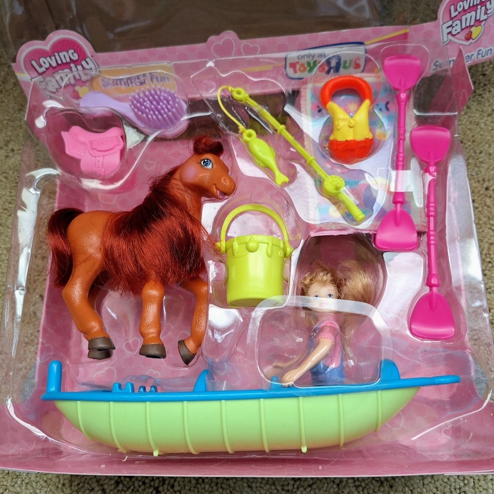 Fisher Price Loving Family Summer Fun, 2011 Toys R Us Exclusive, Blond Girl, Hor